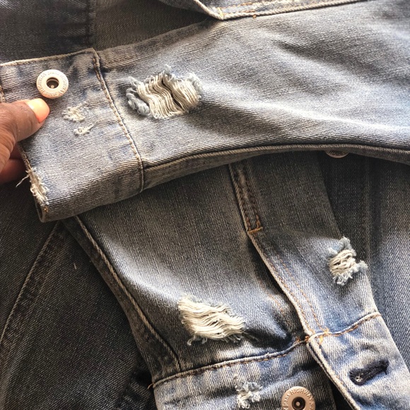 Denim Long Jacket - Picture 4 of 8